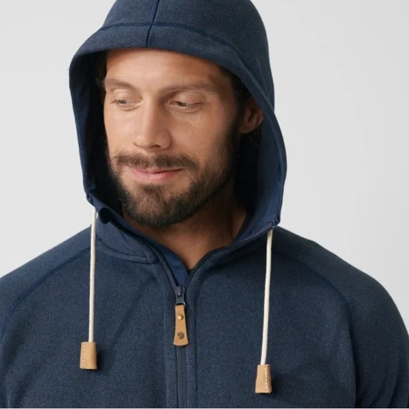 NWT Fjallraven Ovik Fleece Hoodie - Picture 7 of 16